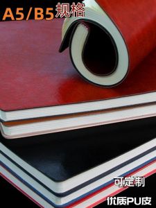 Morningside A5 Bìa Da Do Lin Paper Dày Bìa Mềm Lined Page Journal Notebook Cao Cấp Cho Công Việc Và Hội Nghị