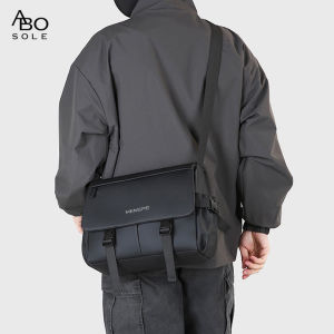 ABOSOLE Men’s Shoulder Bag Mini Cross Body Bag Casual Lightweight Messenger Bag Large Capacity Waterproof Leisure Street Bag Travel Bag Outdoor Riding Bag For Men