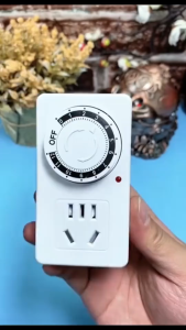 Ổ Cắm Hẹn Giờ FRKB-12 12H | Ổ Cắm Thông Minh Tự Ngắt Điện Tiết Kiệm Điện Chống Sét Cho Gia Đình