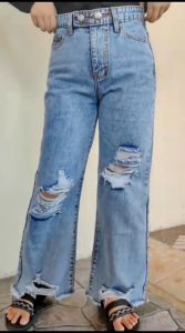 Jeans Wanita Terbaru 2023 Jey Jeans Long Pants Celana Panjang Korean Style Bawahan Kekinian OOTD