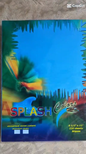 Splash Colored Paper 80gsm 250 Sheets per Ream 8 1/2 x 11 Letter Size