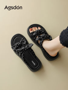 Agsdon | Thick-soled Bow Sandals Summer