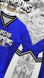 Bisa Cod Boxy Jersey Persib Juara Champions Back to Back  / Jersey Oversize/ Korean Style/ Boxy Fit/ Retro/ Vintage/ Futsal/ Voly/ Tenis/ Run