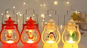 Đèn led trang trí Noel đèn decor quả cầu đèn giáng sinh trang trí di động cổ điển decor dễ thương - Happy Life 4U