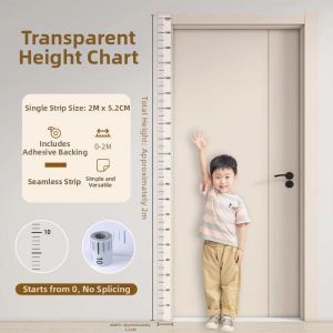 RUYI | New Standard Transparent Height Measurement Wall Decal