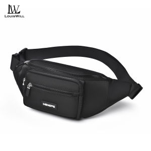 LouisWill Fashion Chest Bag Waist Bag Waterproof Sports Bag Large Capacity Outdoor Running Bag Casual Bag Cross Body Bag Fitness Bag Phone Bag Travel Bag Business Bag
