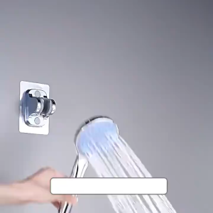 Hose Combination Set Shower Head with Flexible Metal Hose Silver Bathroom Accessory