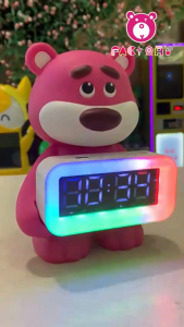LED BLUETOOTH ALARM SPEAKER CUTE ASTRONAUT PANDA BEAR GFT00287