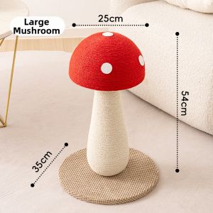 SHENJINGMAO | Durable Non-flaking Jute Cat Scratching Post Large