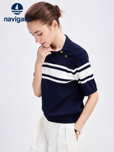 Navigare | Summer Striped Blue Polo Shirt