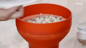 Lekue Mini Microwave Popcorn – Red (Set of 2)