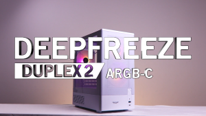 Armaggeddon Deepfreeze Duplex 2 ARGB-C MATX Gaming PC Case Aquarium View With Extreme Cooling