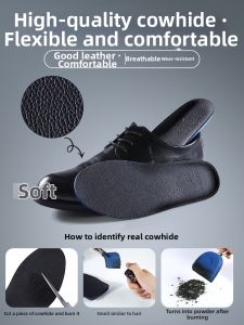 ZHIHAOEN | Leather Thin Comfort Sweat Absorption Anti-odor Shoe Insoles