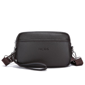New Style Casual Mens Single Shoulder Bag - Portable Side-Hand Carrying Bag With Wrist Strap - Business-Style Crossbody Bag