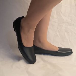 Sepatu Flat Shoes Wanita Big Size 35 44 Jumbo Sepatu Perawat Wanita Warna Hitam Size
