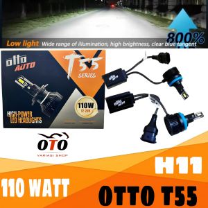 LAMPU LED MOBIL H11 OTTO T55 SERIES H11 55 WATT