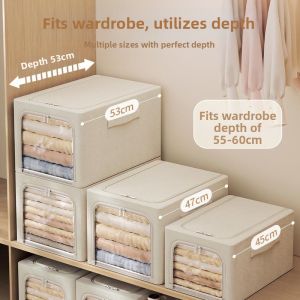 DIHUANTUO | Home Side Door Fabric Foldable Storage Box