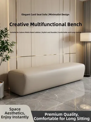 Minimalist Creative Luxury Lobby Sofa Bench