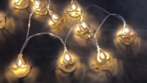 Newest 2M 10LED USB Diwali Lights Diya&Ganesha Lights Fairy Lights Battery Operated Lights 2025 Indian Deepavali Decoration