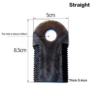 (Ce14)Straw Returning Machine Grass Shredder Serrated Knife Hammer/Blade Cart-type Lawn Mower Blade Accessories