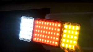 Stoplamp Pickup/Truk LED Model 8D - 33cm - 12V-24V - Desain Modern Pencahayaan Maksimal!