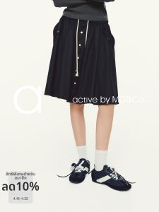 MO&Co. | Semi-skirt Corduroy Cotton