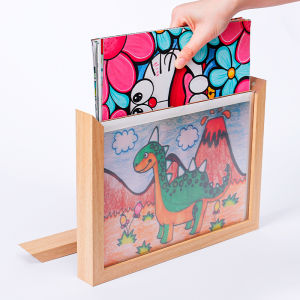 Quick-Release Simple Frame Storage Display Childrens Artwork Magnets Framing A4 A3 Certificate 8K Wall Decorative Frame