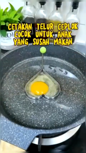 Cetakan Telur Karakter Telor Ceplok Mata Sapi Dadar Goreng Stainless Steel Puding Pancake Alat Memasak Barang Unik Murah Lucu -REX-MART (BAYAR DITEMPAT/COD)