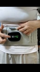 Đai lưng cột sống massage Hồng ngoại HAILICE. Đai kéo giãn cột sống lưng kết hợp mát xa và miếng dán nhiệt gi.am đau thoát vị đĩa đệm thoái hóa cột sống hiệu quả