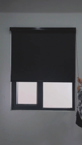 100% Blackout Blinds curtains Korean 200cmHeight Blackout Roller Blinds For window Bedroom & Office & Bathroom multi Gray black white 60/80/100/120 /140/180cm/160/180cm