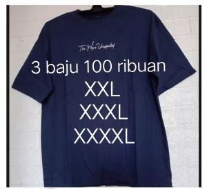 kaos distro jumbo xxl xxxl xxxxl/paket 3 pcs/kaos distro big size XXL XXXL XXXXL/kaos jumbo pria xxl xxxl xxxxl/warna dan motif random