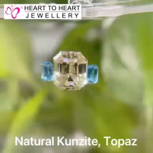 Natural Gemstone Kunzite Topaz (Gembox8004)