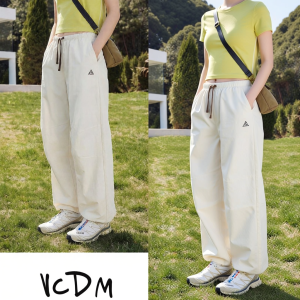 Lightweight Loose Straight Leg Pants with Drawstring Waist for Women