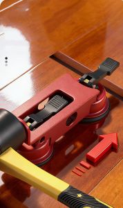 Wood Floor Repair Suction Cup Double Claw Flat Floor Gap Repair Installation Laying Suction Cup Narrow Style Sucker Repair Tool