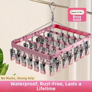 Multipurpose Windproof Clothes Drying Rack