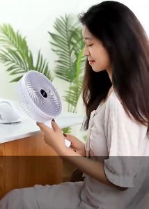Mini Fan Rechargeable Clip Multifunctional Handheld USB Portable Electric Desk Fan LargeWind【COD】