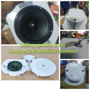 Speaker celling Narae 6inci cover 10inci pilihan watt 15-20-watt high Impendance harga rendahan kwalitas istimewa