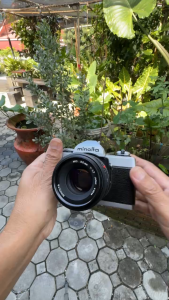 กล้องฟิล์ม MINOLTA XG-E+MINOLTA MD 50MM.F1.7