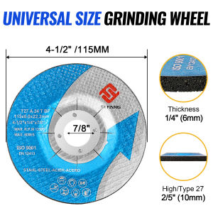 NunDunco 115mm Resin Grinding Wheel 4.5"Grinding Disc for Angle Grinder Metal Stainless Steel Rust Removal Grinding 1-10Pcs
