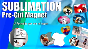 Quaff 5 Pcs Sublimation Printable Ref Magnet Pre-Cut