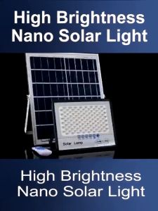GXG LED Solar Panel Outdoor Lighting Fixture IP68 Waterproof Remote-Controlled High-Efficiency