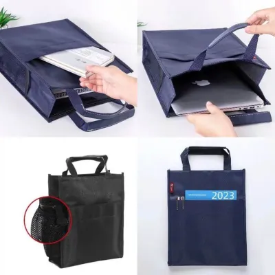 Charlene file document bag、Manufacturer Meeting Training Handheld Document Bag Document Bag Oxford Cloth Three Layer Document Bag Gift Data Bag