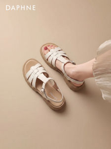 Daphne | Thick Sole Woven Retro Roman Style Womens Sandals