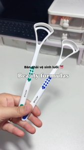 [MUA 1 TẶNG 1] Bàn Chải Vệ Sinh Lưỡi Cạo lưỡi Anh Quốc Beauty Formulas chăm sóc răng mệng ngăn mùikhông độc hại