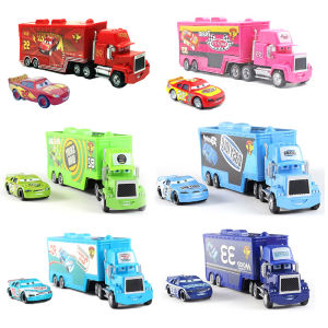 Disney Cars Mack Truck Lightning McQueen Racing 1:55 Die Cast Model Children Mini Vehicle Toys Collection Figures Birthday Gifts