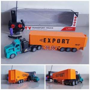WTBS Mainan Anak RC Beko Truk Excavator 360 Degree Truck Konstruksi Remote Control