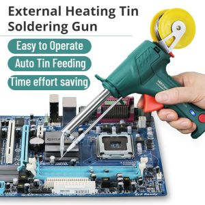 【Hàng có sẵn】 đầu sắt Hàn thủ công 60W 220V Máy hàn thiếc điện nhiệt cầm tay bằng sắt hàn điện hàn máy hàn Công cụ sửa chữa Bộ dụng cụ hàn g-un