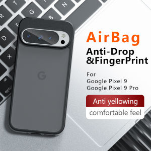 Case for Google Pixel 9 Pro XL Pixel 9 Pro Pixel 9 Matte/Clear Back Cover Anti-Yellowing Anti-fingerprint Four Corners Air Cushion Anti-drop Shockproof Protective Cover