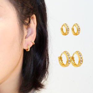 New 2026 Gold Color Womens Earrings Sleeping Not Need to Remove Elegant Ear Cuff Fashion Jewelry Ear Studs Alloy Material