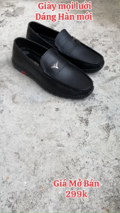 (LINK MỞ BÁN ) Giày Tây Lười Nam Da Bò Đế Cao Su Dáng Mới